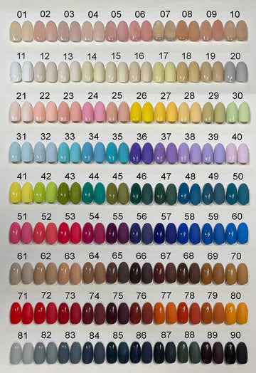 Hand-painted Plain Color Press on Nails - Choose Your Color - Gloss or Matte - Reusable Fingernails - Fake Nails - Glue On Nails
